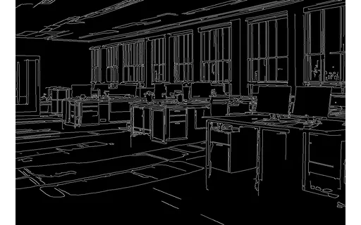 Preview of S office: canny edge map