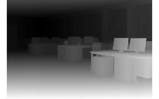 Preview of S office: depth map