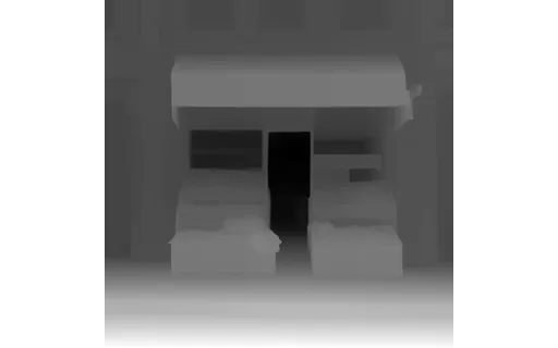 Preview of S shop front: depth map