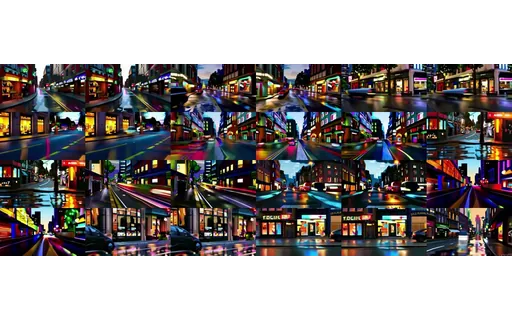 Preview of Street at dusk: scrub-preview sprite sheet