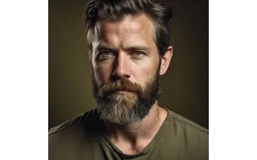 Preview of Head and shoulders portrait of a bearded (lossless PNG)