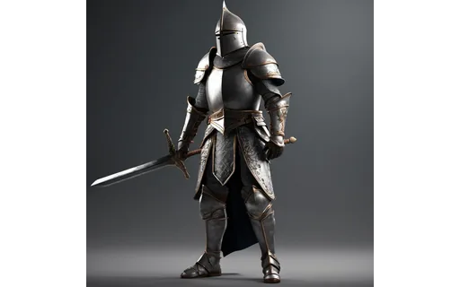Preview of Stylised fantasy knight (WebP q85)