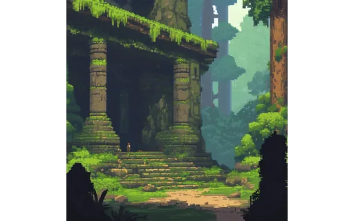 Preview of Pixel art side scrolling game (WebP q85)