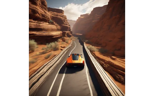 Preview of Arcade racing game track (lossless PNG)