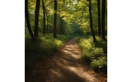 Preview of Path through a deciduous (JPEG q75)