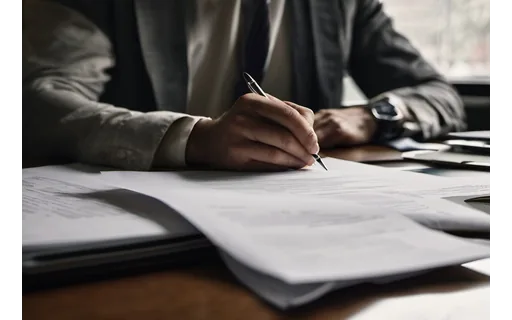 Preview of A person's hands signing a (JPEG q90)