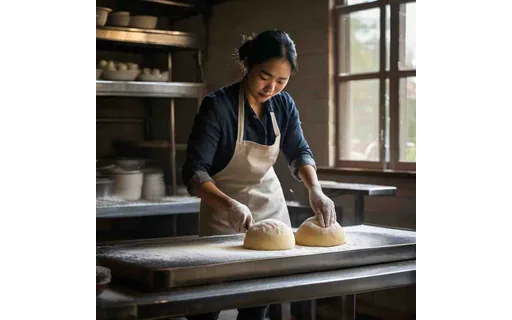 Preview of Young east asian woman baker (JPEG q25)