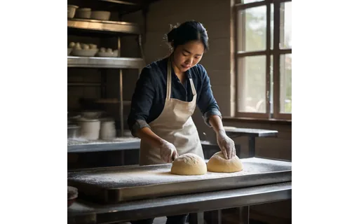 Preview of Young east asian woman baker (WebP q85)