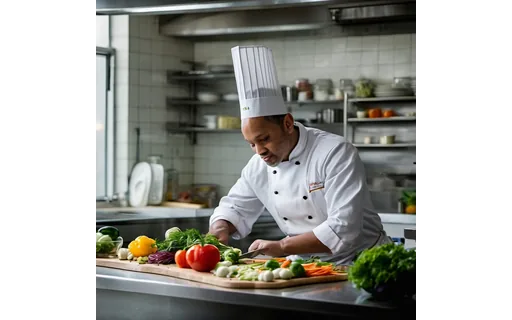 Preview of Wheelchair user chef at a (JPEG q90)