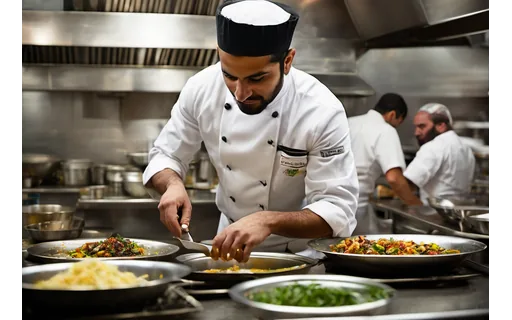 Preview of A Middle Eastern man chef (lossless PNG)