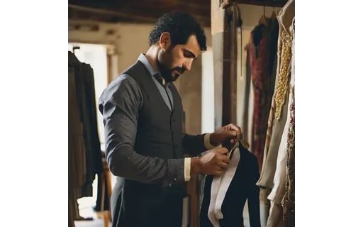 Preview of Middle eastern man tailor (WebP q85)