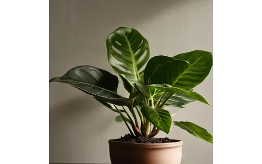 Preview of Potted houseplant on a plain (JPEG q75)