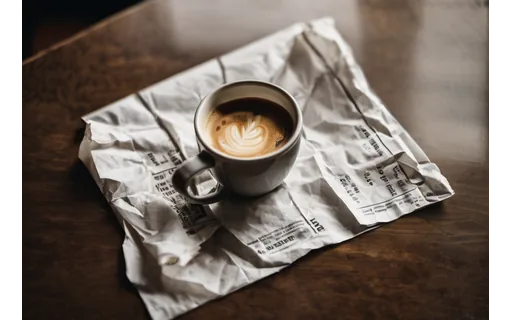 Preview of A cappuccino with latte art in (lossless PNG)