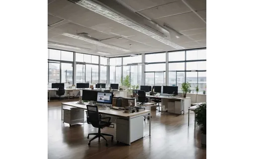 Preview of Empty open plan office with (JPEG q50)