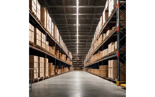 Preview of Warehouse aisle between tall (JPEG q50)