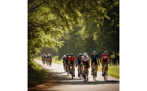 Preview of Group of road cyclists on a (JPEG q90)