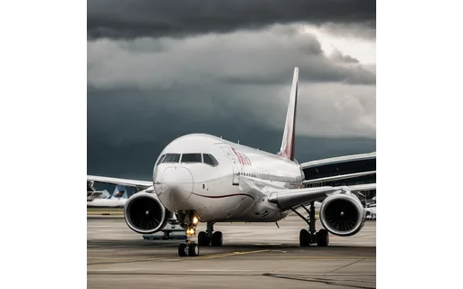 Preview of Passenger aircraft at an (lossless PNG)