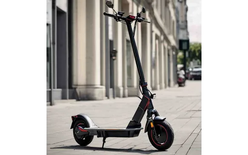 Preview of Electric scooter parked on a (JPEG q25)