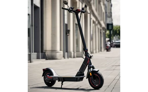 Preview of Electric scooter parked on a (JPEG q50)