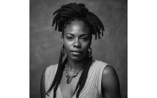 Preview of Head and shoulders portrait of a black (png grayscale)