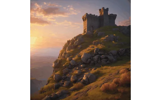 Preview of Fantasy video game environment, stone (gif 256)