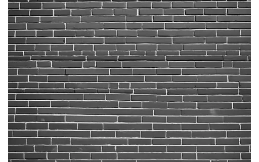 Preview of Flat red brick wall (tiff 16bit gray)