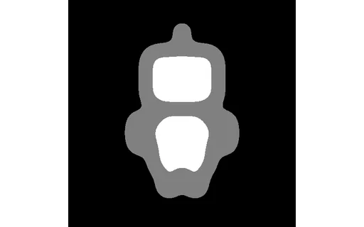 Preview of Salient Object — Matting Trimap (512px)