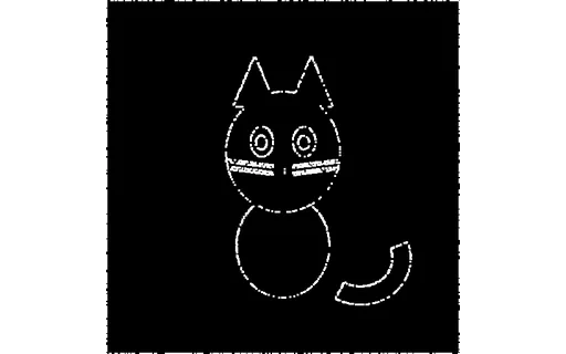Preview of Conditioning Map — Cat Scribble (512px)