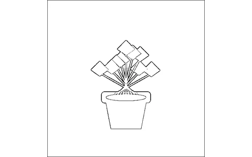 Preview of Conditioning Map — Plant Line Art (512px)