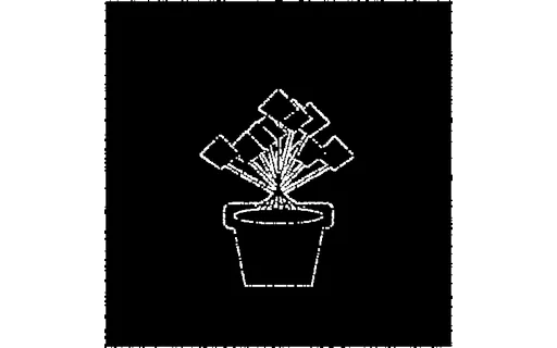 Preview of Conditioning Map — Plant Scribble (512px)