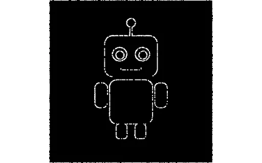 Preview of Conditioning Map — Robot Scribble (512px)