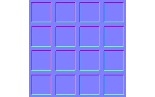 Preview of PBR Ceramic tiles — Normal (256px)