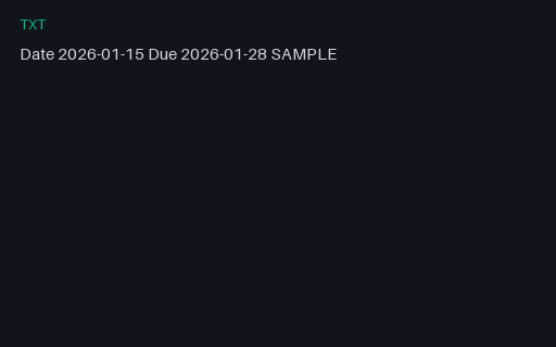 Preview of OCR Hard GT — Skew Date
