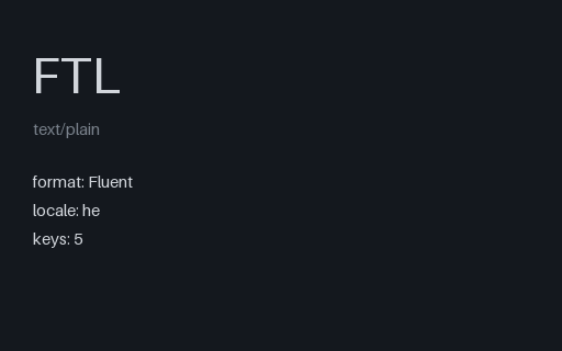 Preview of Fluent (.ftl) — Hebrew RTL