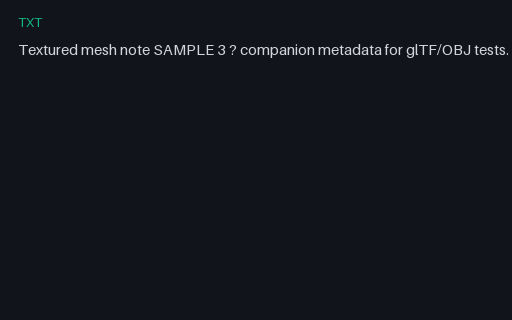 Preview of TXT — Mesh Note 03