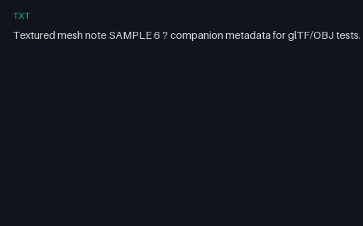 Preview of TXT — Mesh Note 06