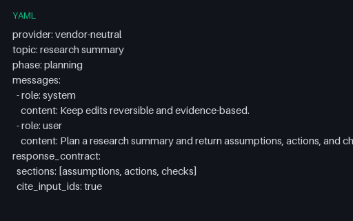 Preview of Vendor-Neutral Research Summary Prompt 29