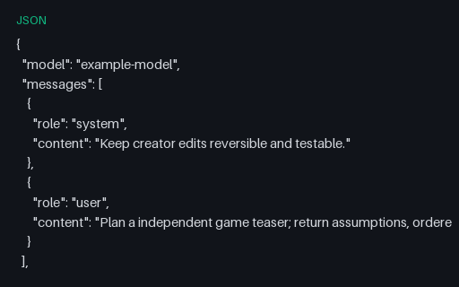 Preview of Openai-Compatible Independent Game Teaser Prompt 11