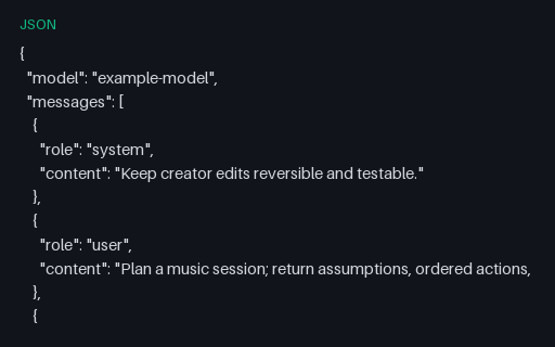 Preview of Openai-Compatible Music Session Prompt 18
