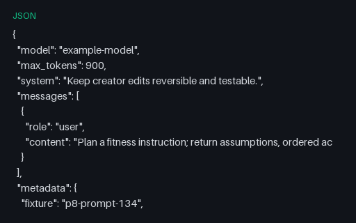 Preview of Anthropic-Compatible Fitness Instruction Prompt 14