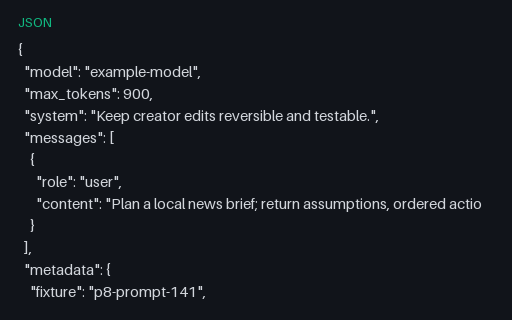 Preview of Anthropic-Compatible Local News Brief Prompt 21