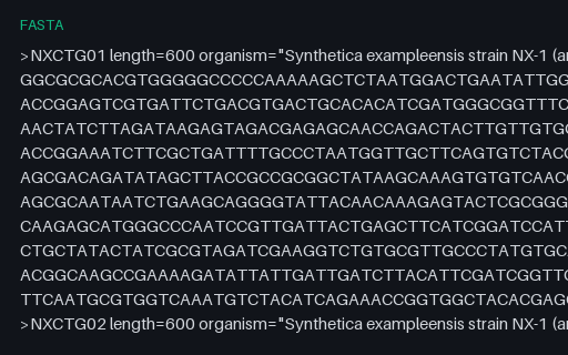 Preview of FASTA Contigs — Wrapped at 60 Columns (.fasta)