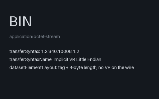Preview of DICOM-Shaped Part 10 File — Implicit VR, Synthetic Phantom (.bin)