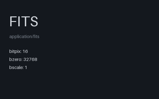 Preview of FITS Image — BITPIX 16 with BZERO Unsigned Trick (.fits)