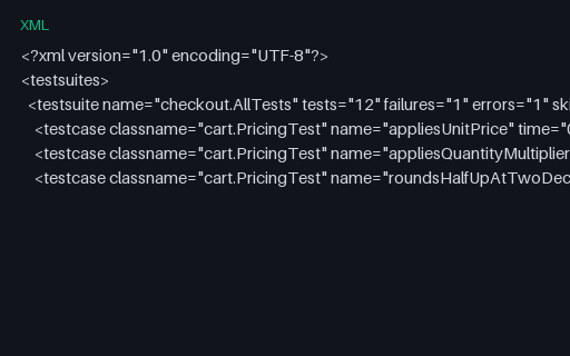 Preview of JUnit XML — Truncated Mid-Element (intentionally corrupt)