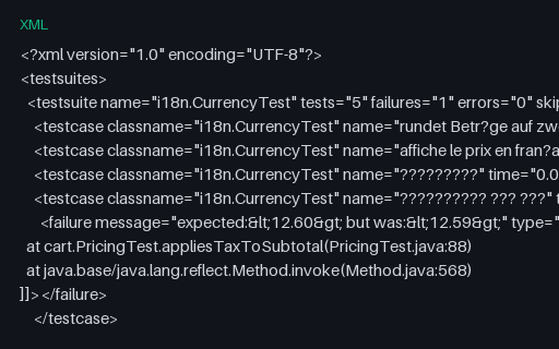 Preview of JUnit XML — Non-ASCII Test Names (UTF-8)
