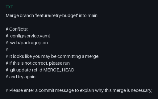 Preview of MERGE_MSG - Merge Commit Template With a Conflicts Block