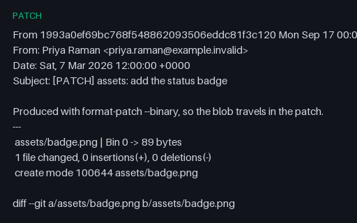 Preview of Git Patch - GIT binary patch With a literal Payload