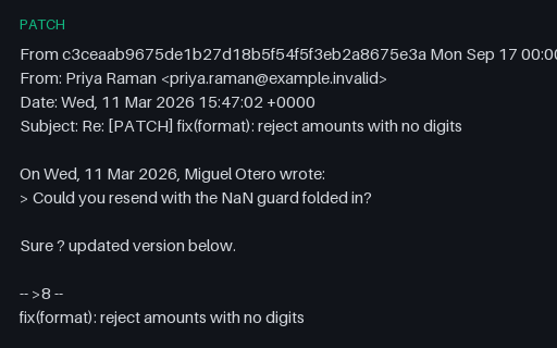 Preview of Git Patch - Scissors Line Above the Real Commit Message