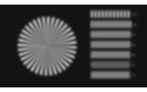 Preview of Deblur Input — detail-chart, Defocus blur, radius 5